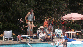 National Lampoon's Vacation Clark Griswold Diving Board GIF