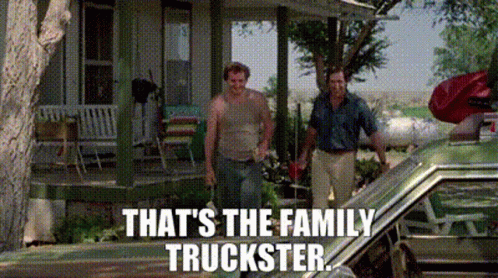 National Lampoon's Vacation Clark Griswold Family Truckster GIF