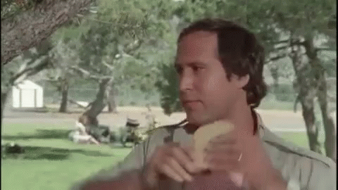National Lampoon's Vacation Clark Griswold Kissing Loaf Bread GIF