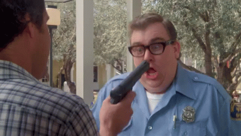 National Lampoon's Vacation Clark Griswold Pointing Gun GIF