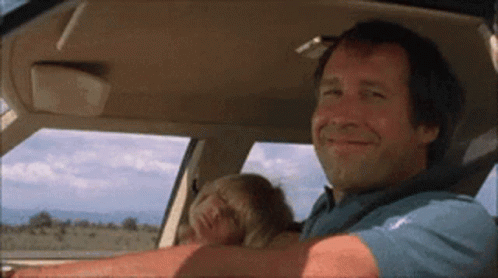 National Lampoon's Vacation Clark Griswold Winking GIF