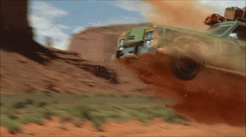 National Lampoon's Vacation Family Truck Crashed GIF