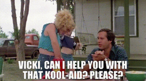 National Lampoon's Vacation Vicki Kool Aid GIF