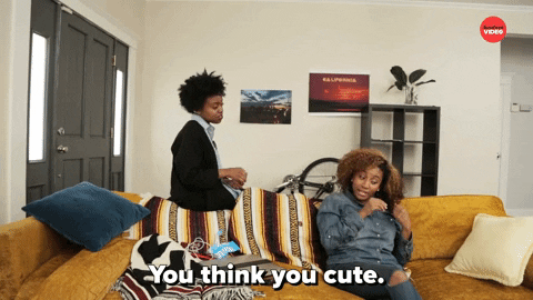 National Sisters Day Living Room Convo GIF