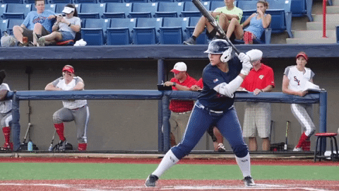 National Team Softball Hit GIF