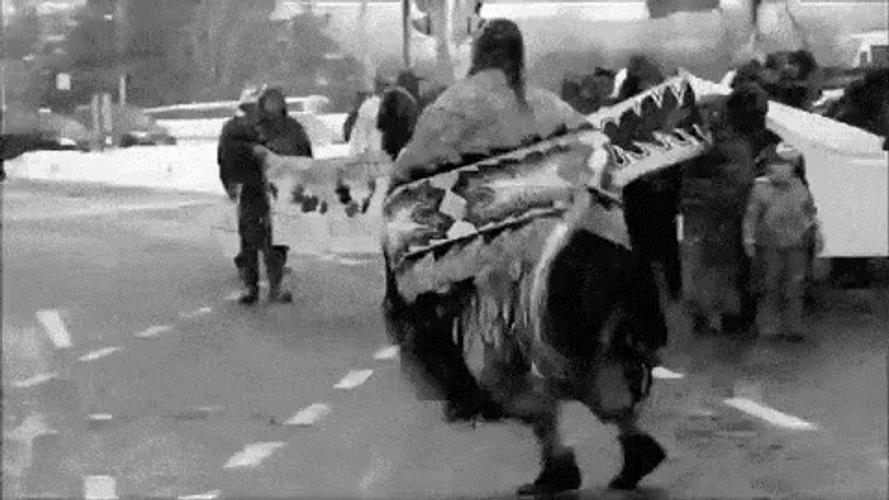 Native American Dance On Snow GIF