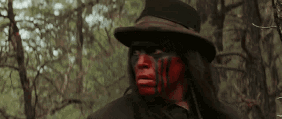 Native American Face Paint GIF