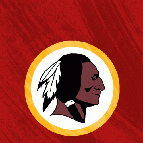 Native American In Yellow Circle With New GIF