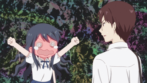 Natsuo Maki Flustered Ren Ai Lab Anime GIF