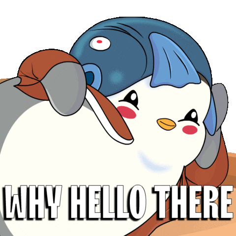 Natural Rizz Pudgy Penguin Hello There GIF