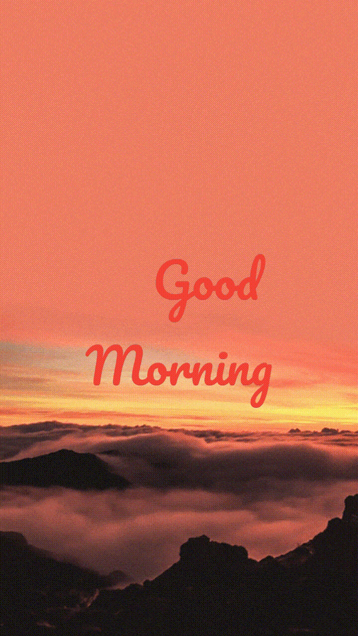 Nature Good Morning Orange Skies GIF
