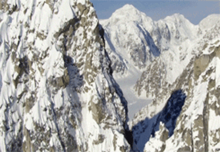 Nature Snowy Mountain GIF