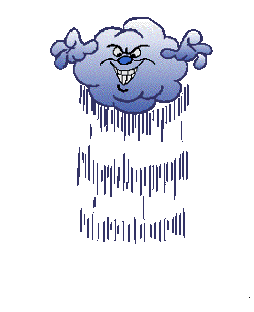 Naughty Animated Cloud Wreaking Havoc GIF 