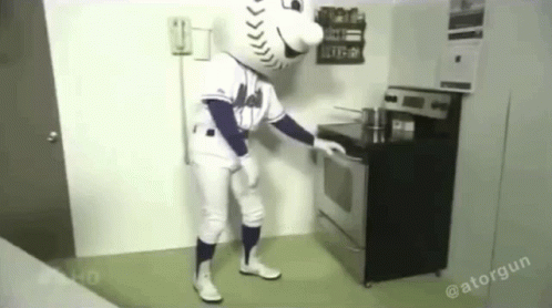 Naughty Mr Met GIF