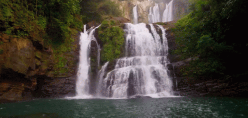 Nauyaca Waterfalls Costa Rica GIF