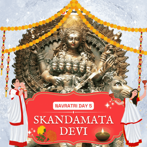 Navratri Day 5 Statue Poster