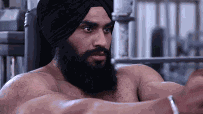 Navtej Johar Hairy Beard GIF