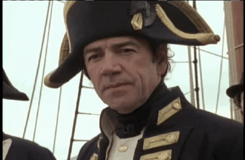 Navy Captain Robert Lindsay Salute GIF