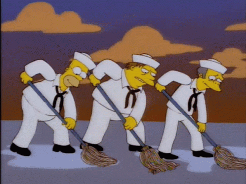 Navy Personnel Homer Simpson Dancing GIF