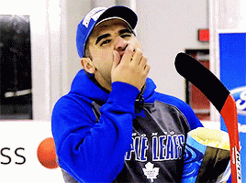 Nazem Kadri Popcorn Ready GIF