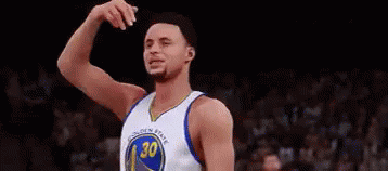 Nba 2k Animated Stephen Curry Counting GIF