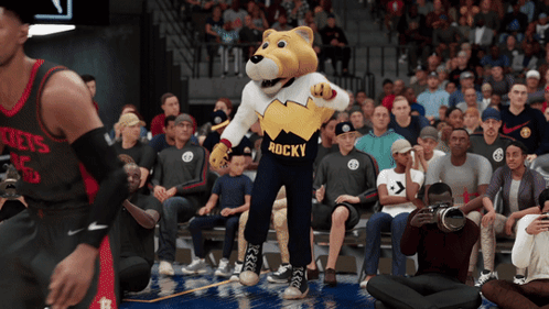 Nba 2k Dancing Mascot GIF