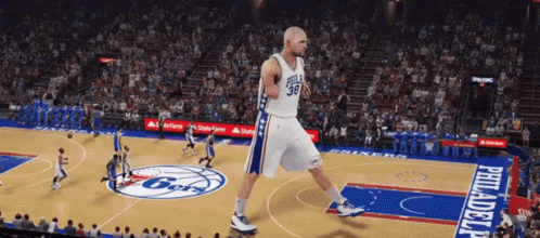 Nba 2k Giant Player GIF