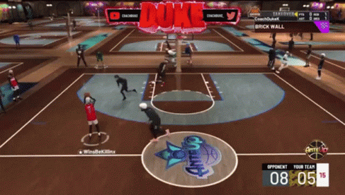Nba 2k Half Court Game GIF