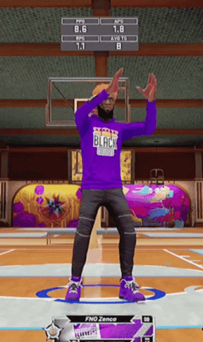 Nba 2k High Knee Stretch GIF