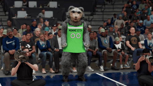 Nba 2k Mascot Crunch Dancing GIF