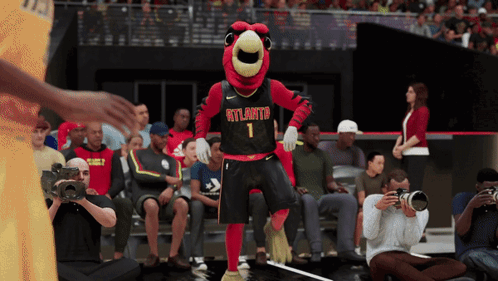 Nba 2k Miami Mascot Grooving GIF