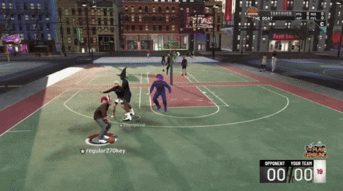 Nba 2k With Costumes Players GIF