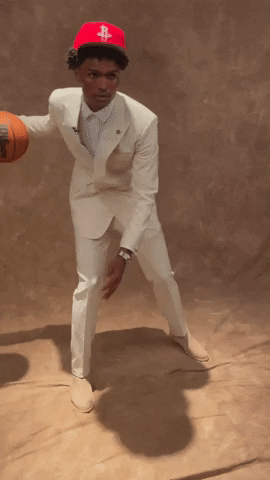 Nba Auto Draft Man Dribble Ball Wearing Suit GIF