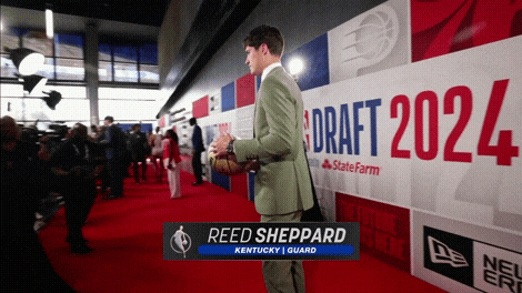Nba Draft Reed Sheppard Panoramic Shot GIF