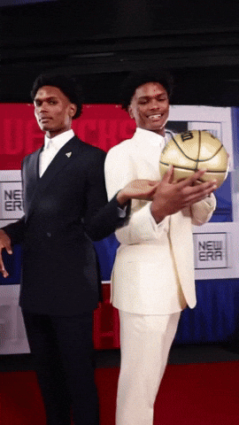 Nba Draft Young Black Athletes Panoramic Shot GIF