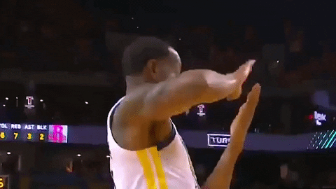 Nba Golden State Warrior Making It Rain GIF