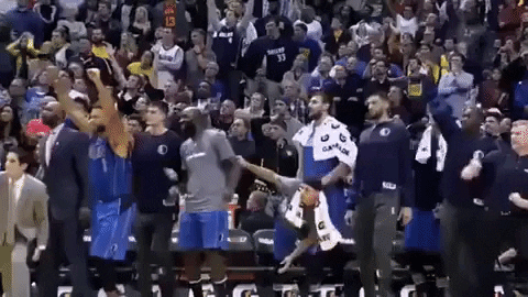 Nba Players Cheering GIF