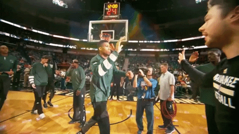 Nba Players High Five GIF