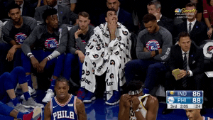 Nba Players On The Bench GIF