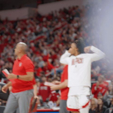 Nc State Basketball Team Being Goofy GIF