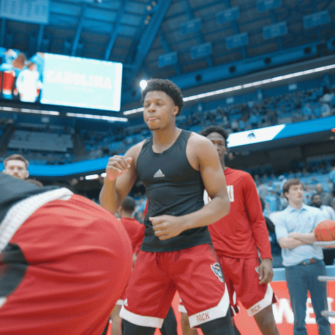 Nc State Player Dancing While Wearing Black Tank Top GIF