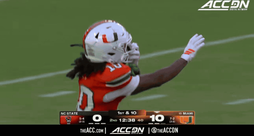 NC State vs Miami Football on ACC Network
