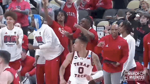 Nc State Wolfpack Guy Jump Loud Proud GIF