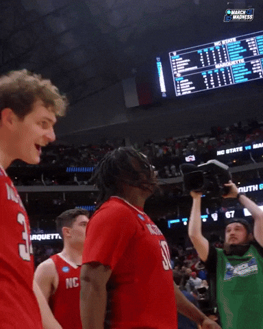 Nc State Wolfpack Guy Playing With Own Hair GIF