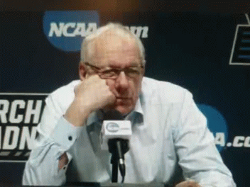 Ncaa Jim Boeheim Feeling Bored GIF