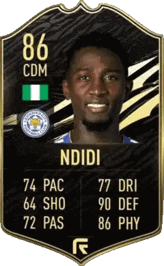 Ndidi Soccer Card 86