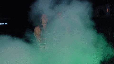 Ndsu Athletes Fronting Smoke Effect GIF