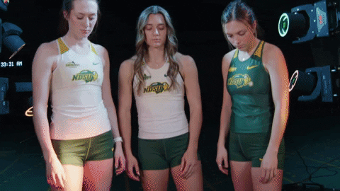 Ndsu Athletes Serious Faces Arms Crossed GIF