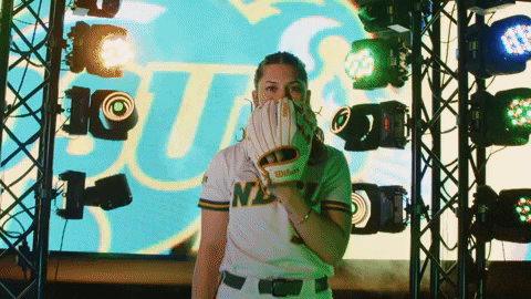 Ndsu Catcher Softball Player GIF
