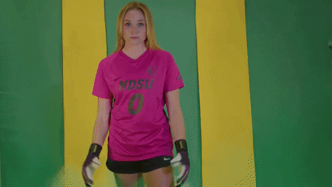 Ndsu Softball Player Pink Jersey GIF